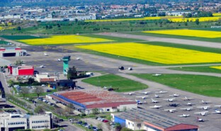 Lyon Bron Airport, France