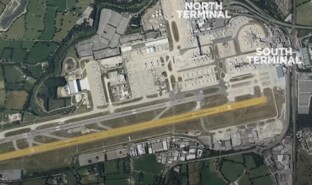 London Gatwick airport's main runway, VINCI Airports