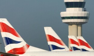 Airlines - British Airways tail fins at London Gatwick Airport 2.jpg