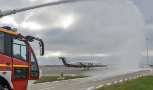 Inauguration TWINJET Zurich Lyon