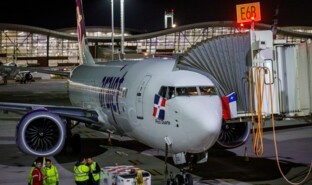 Arajet flight at Santiago airport, Chile, VINCI Airports.jpg