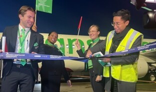 Cérémonie d'inauguration du vol inaugural entre Rennes Bretagne et Marrakech par Transavia, VINCI Airports.jpeg