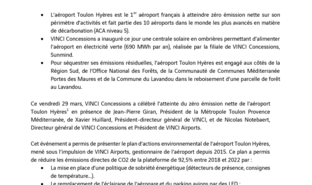 VINCI Concessions célèbre l'atteinte du zéro émission nette et inaugure la première centrale solaire de laéroport Toulon Hyères.pdf