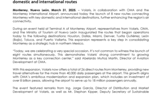 31.03.25 Volaris strengthens its presence in Monterrey  - English.pdf