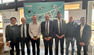 INAUGURATION DU NOMMAGE DES RUES DE L'AEROPORT LYON-BRON