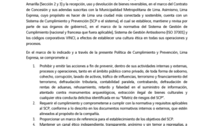 Política de Cumplimiento y Prevención