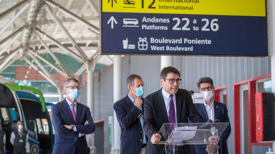 Inauguration of the new state-of-the-art Santiago airport international terminal
