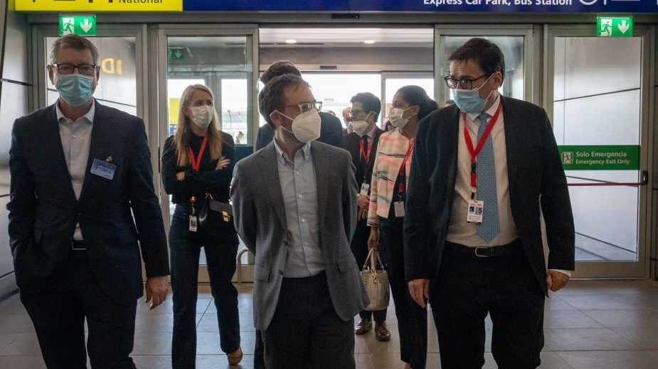 Inauguration of the new state-of-the-art Santiago airport international terminal