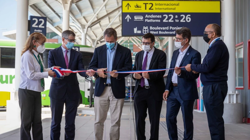 Inauguration of the new state-of-the-art Santiago airport international terminal