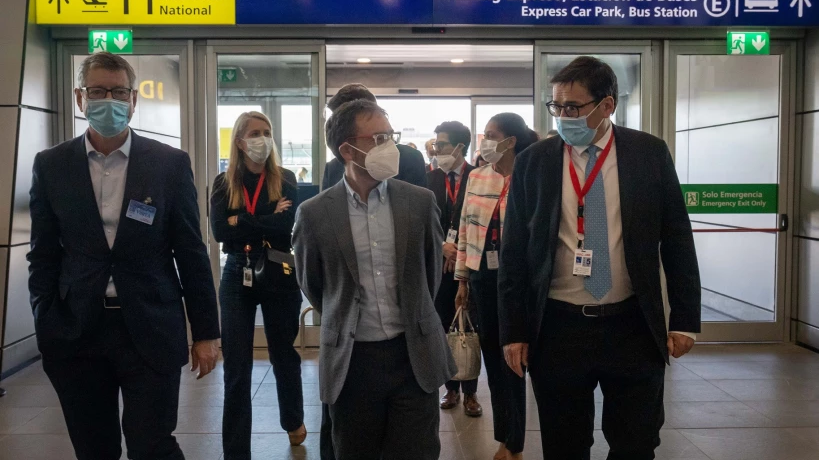 Inauguration of the new state-of-the-art Santiago airport international terminal