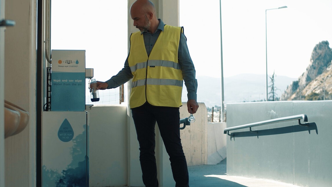 VINCI Highways - Water from the Air - Olympia Odos, Greece