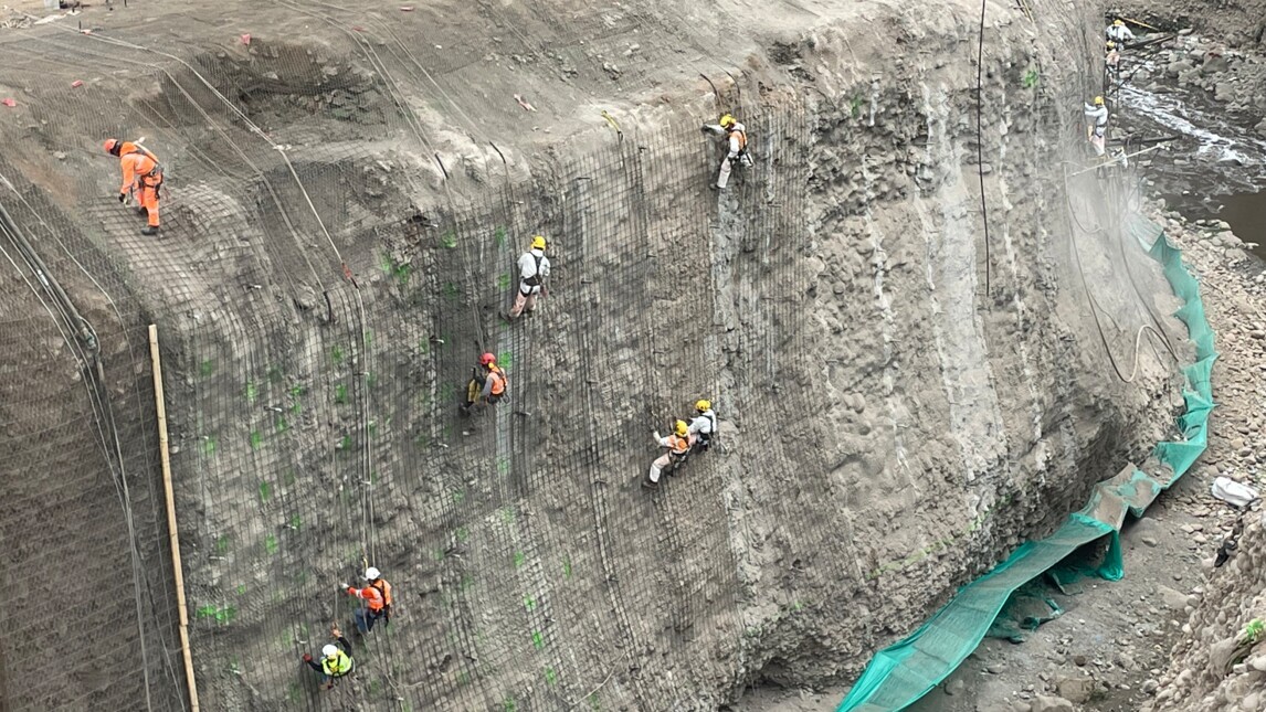 VINCI Highways_Lima Expresa reinforcement Zarumilla embankment.jpg