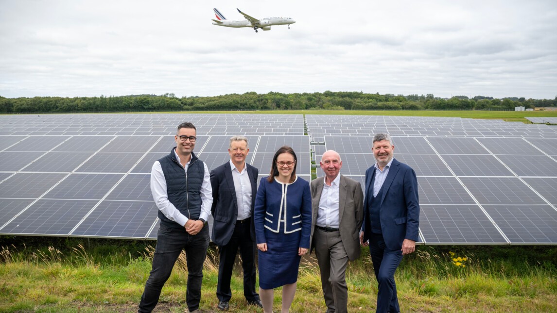 Solar farms_Edinburgh airport_UK_VINCI Airports