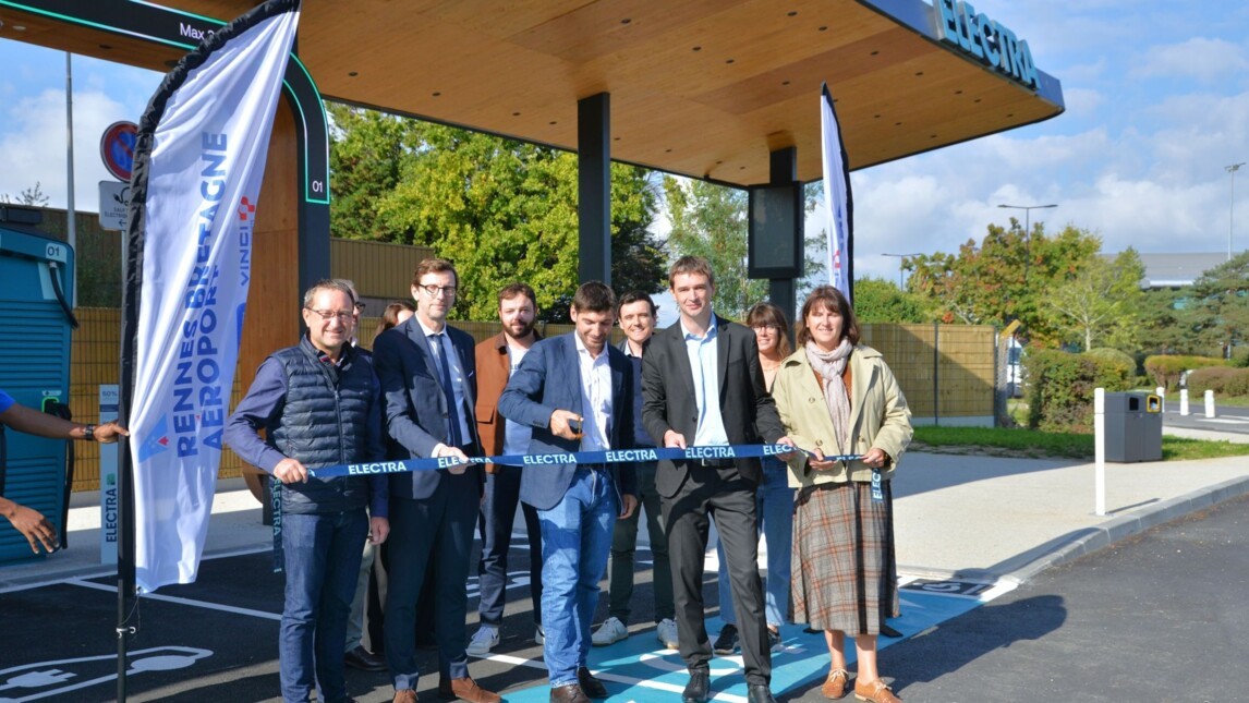 Station de recharge ultra-rapide_Rennes Bretagne_VINCI Airports_France