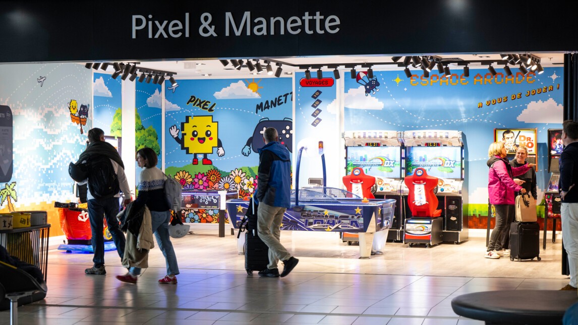Pixel&Manette à Lyon Aéroport