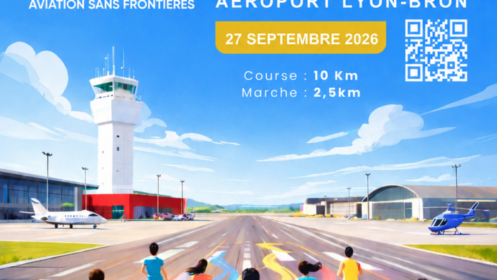 AéroRun : course solidaire à Lyon-Bron le 27 septembre 2026