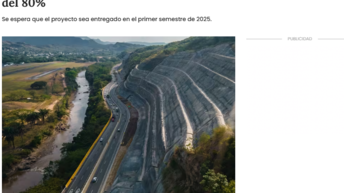 Modernización de la vía Bogotá - Girardot ya reporta un avance del 80%
