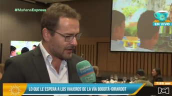 Avance de obras en la vía Bogotá - Girardot