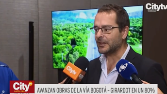 Avance de obras en la vía Bogotá - Girardot