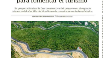 Vía Bogotá-Girardot está al 20 % de finalizarse; se lanza estrategia para fomentar el turismo