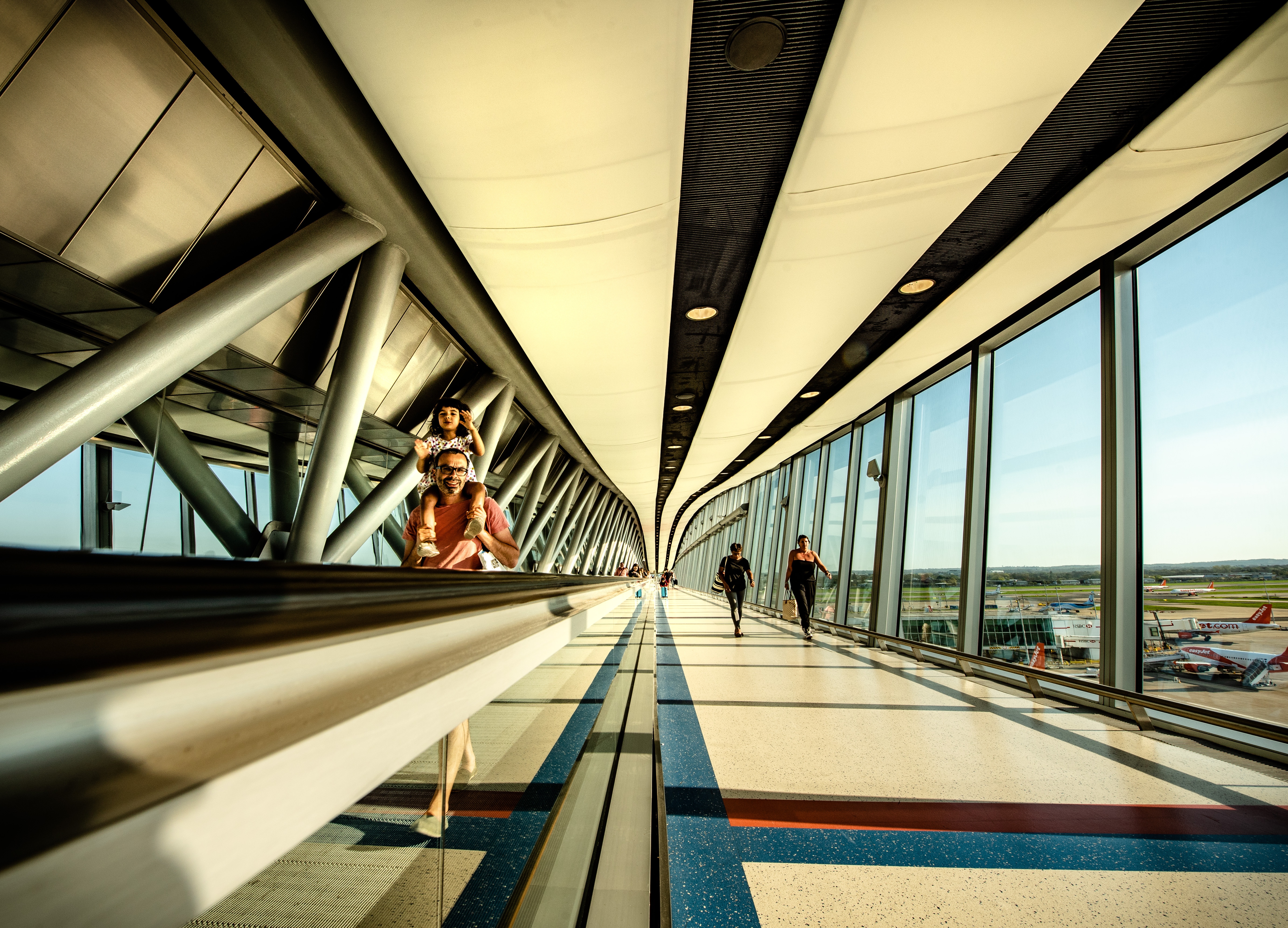 Passagers, terminal aéroport