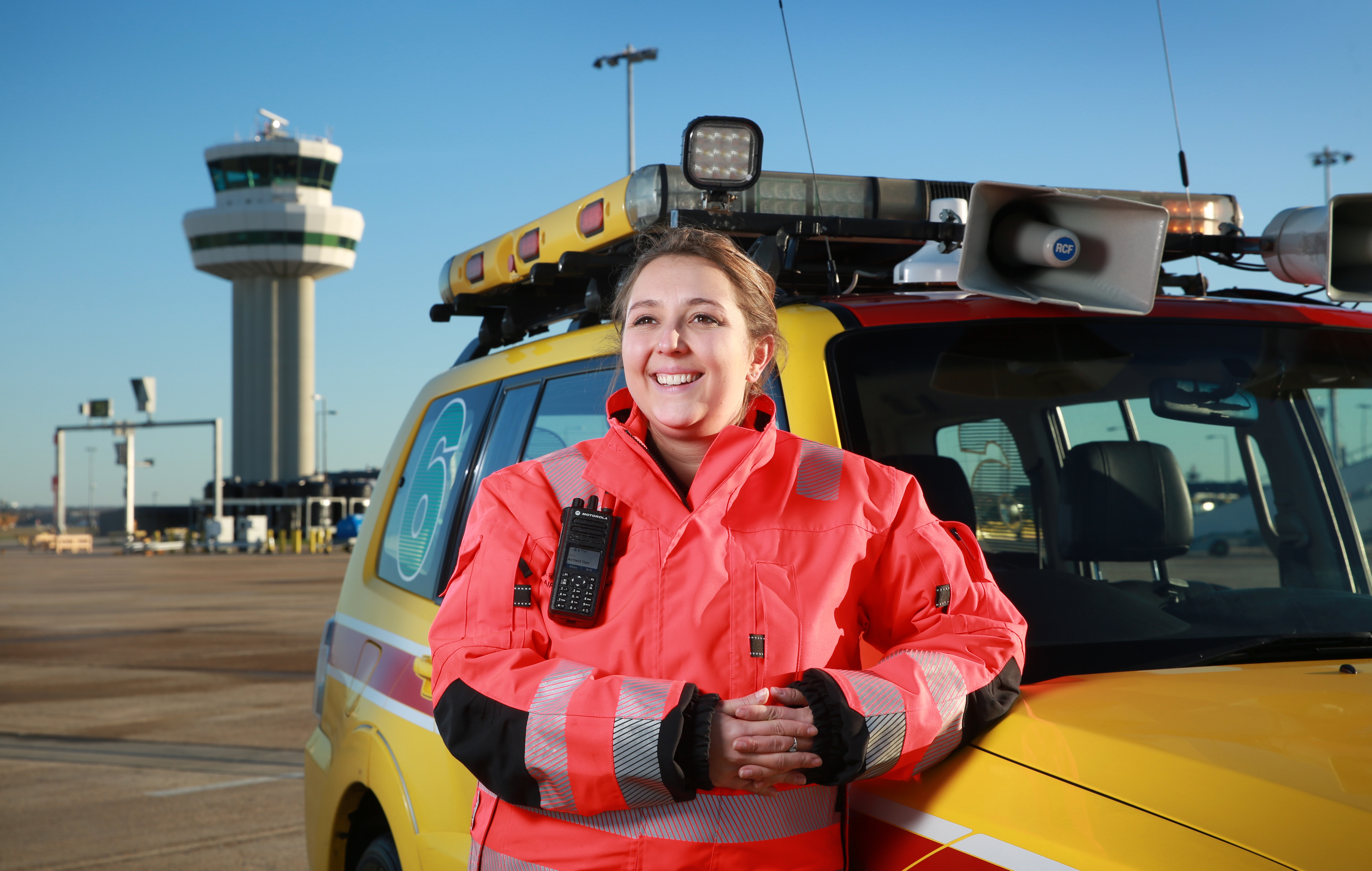 Agent de piste, aéroport de Gatwick