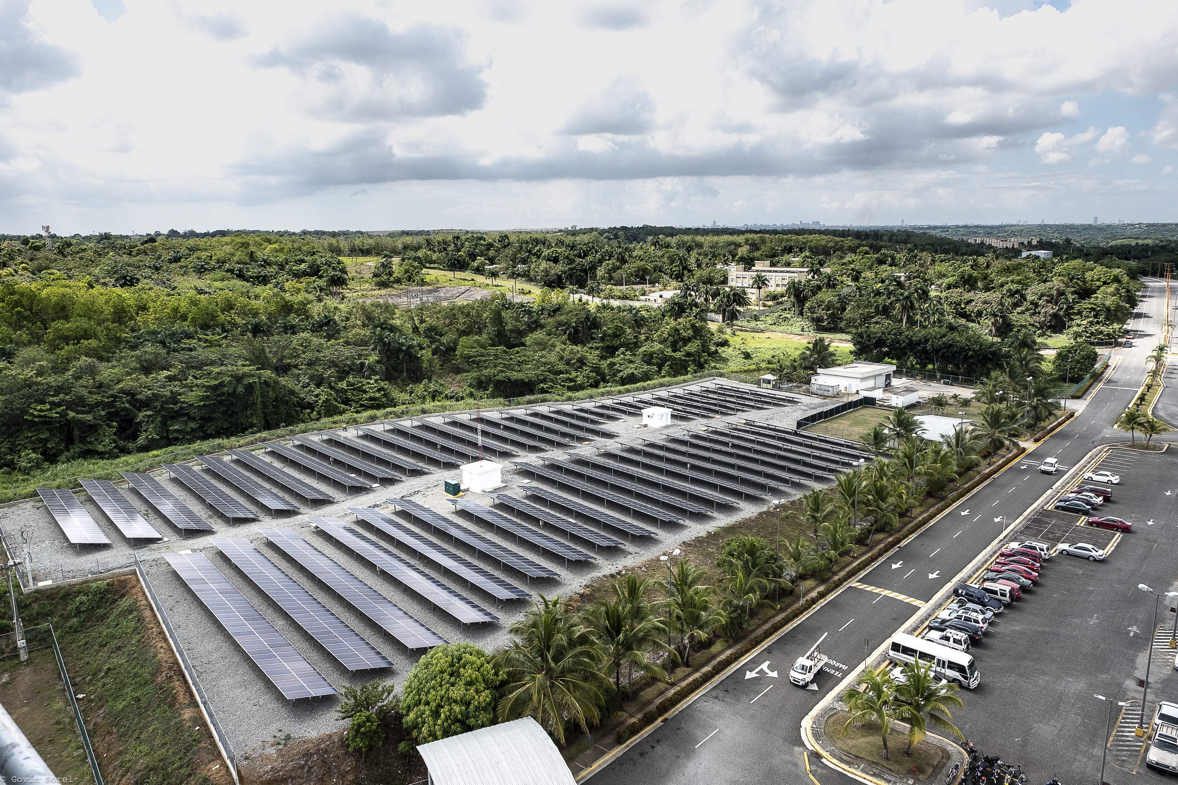Ferme solaire, République Dominicaine