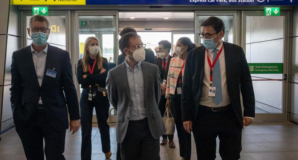 Inauguration of the new state-of-the-art Santiago airport international terminal