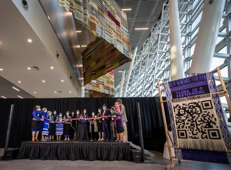 Inauguration of the new state-of-the-art Santiago airport international terminal