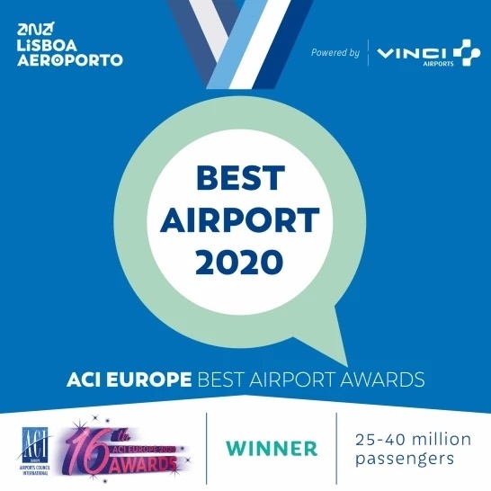 Lisbonne, nommé meilleur aéroport européen en 2020