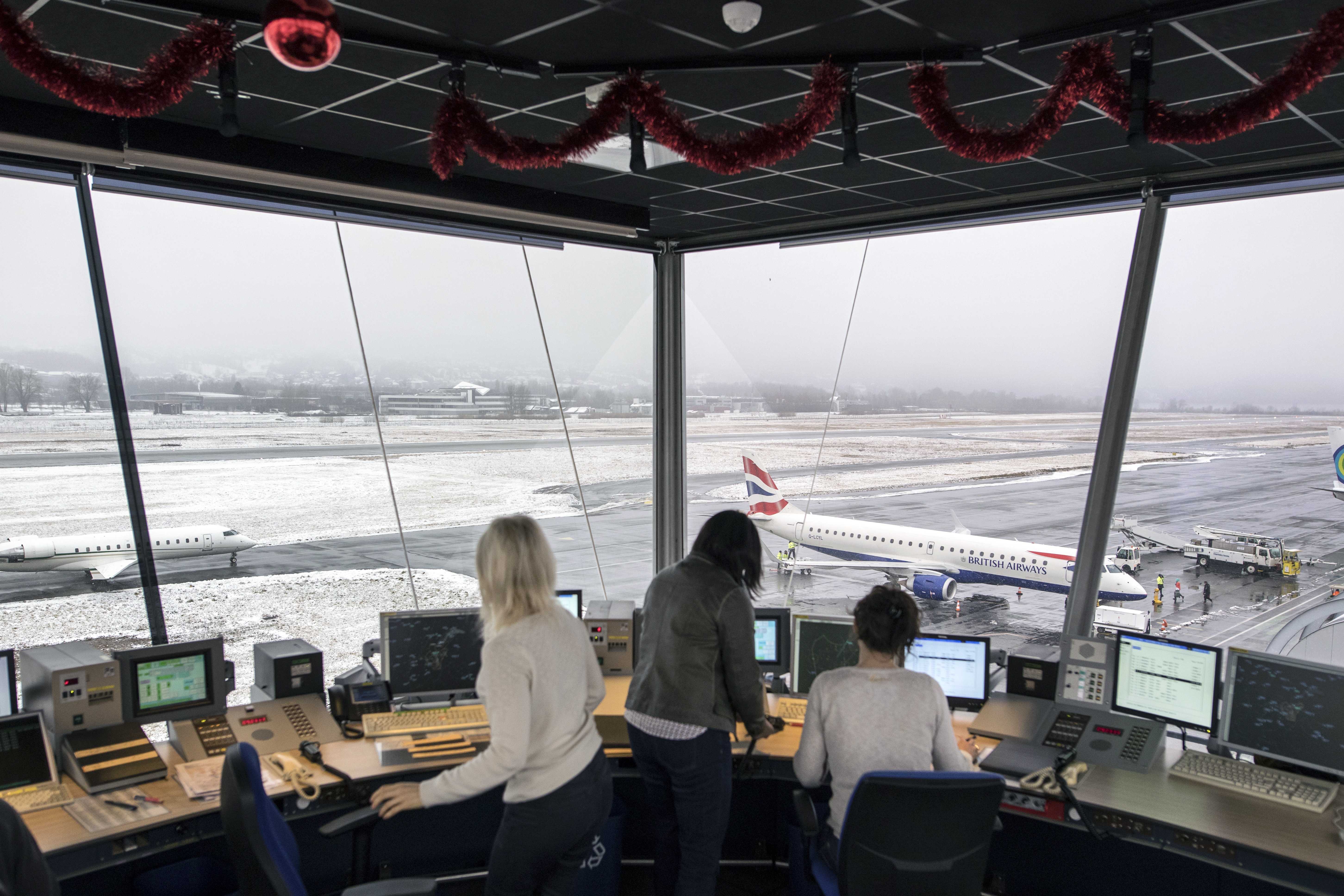 Control tower, Chambéry Airport, France