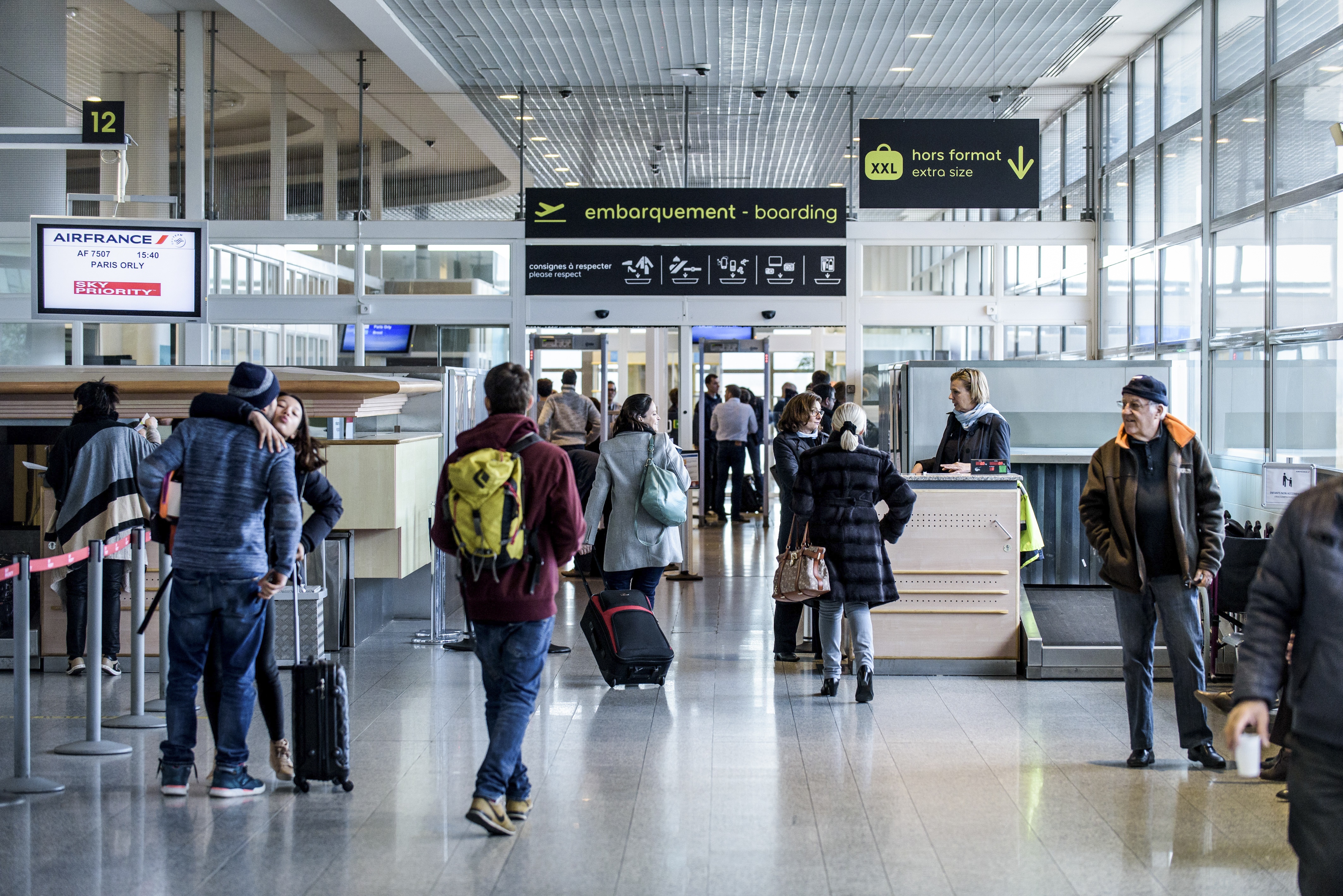 Passengers, Toulon Airport, France