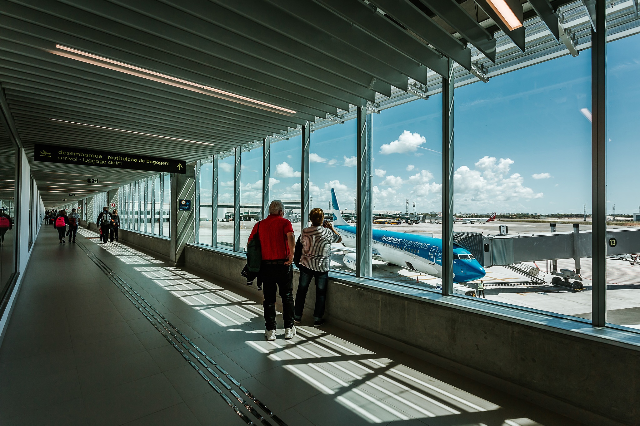 Passengers, Salvador de Bahia airport, Brazil