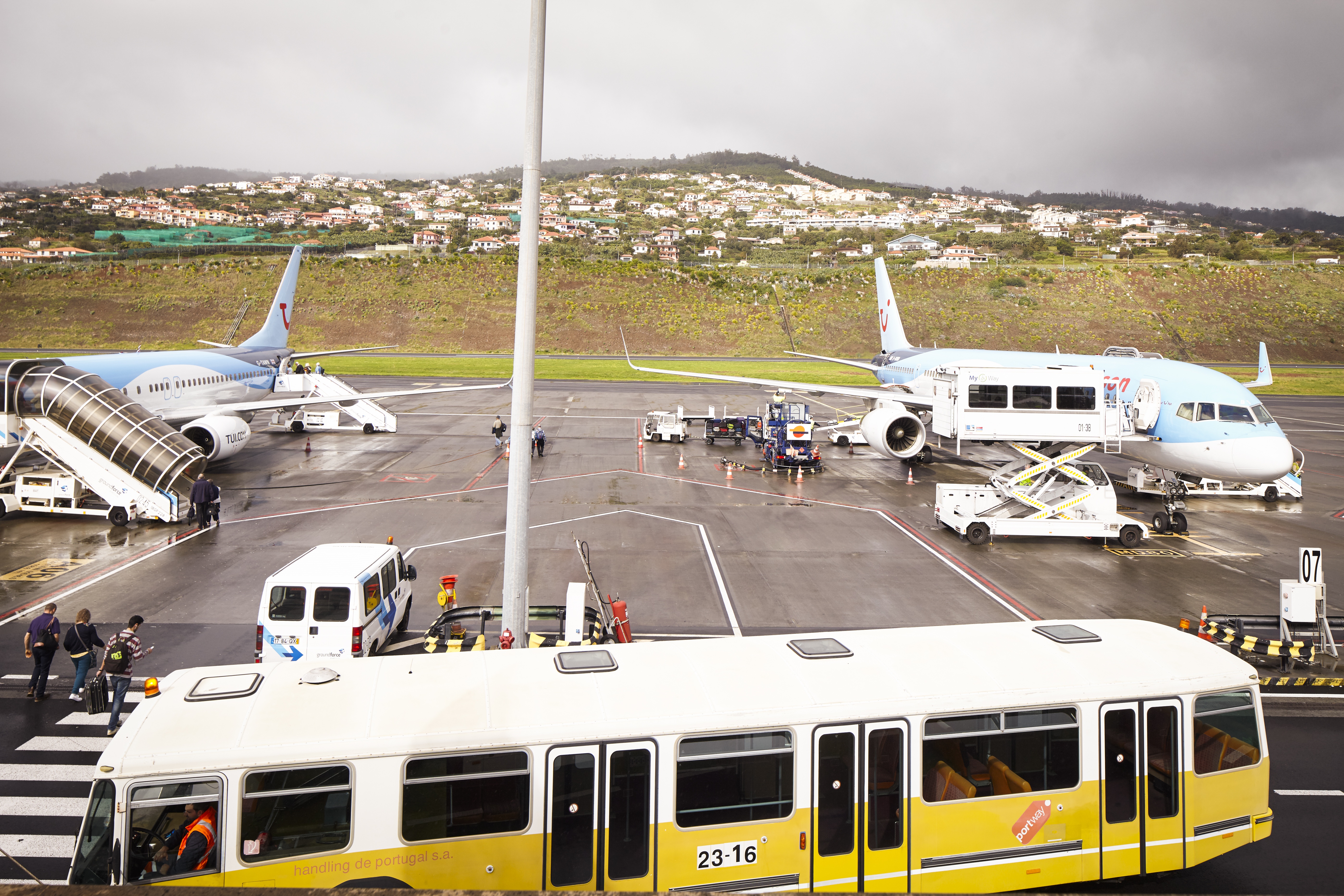 Funchal Airport, Madeira, Portugal