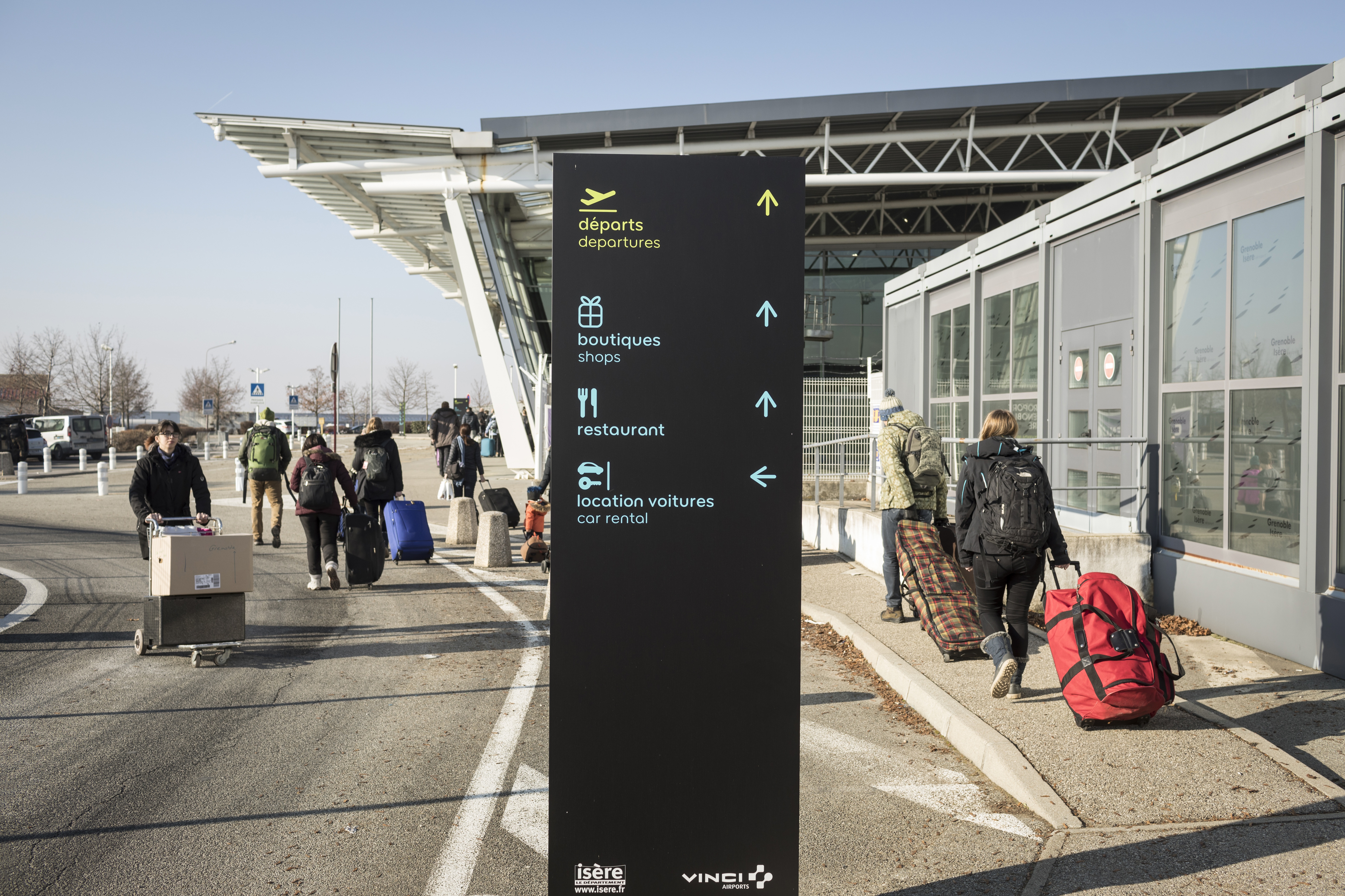Grenoble airport, France