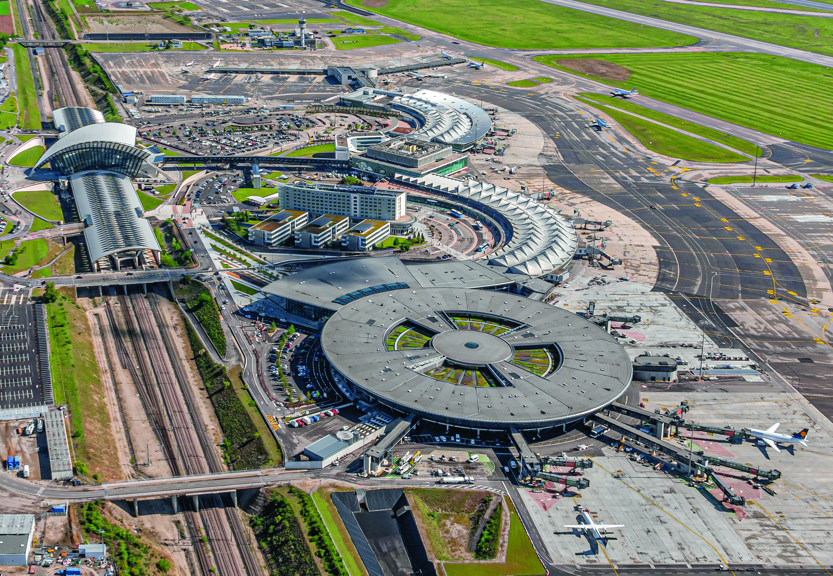 Aéroport de Lyon Saint-Exupéry, France