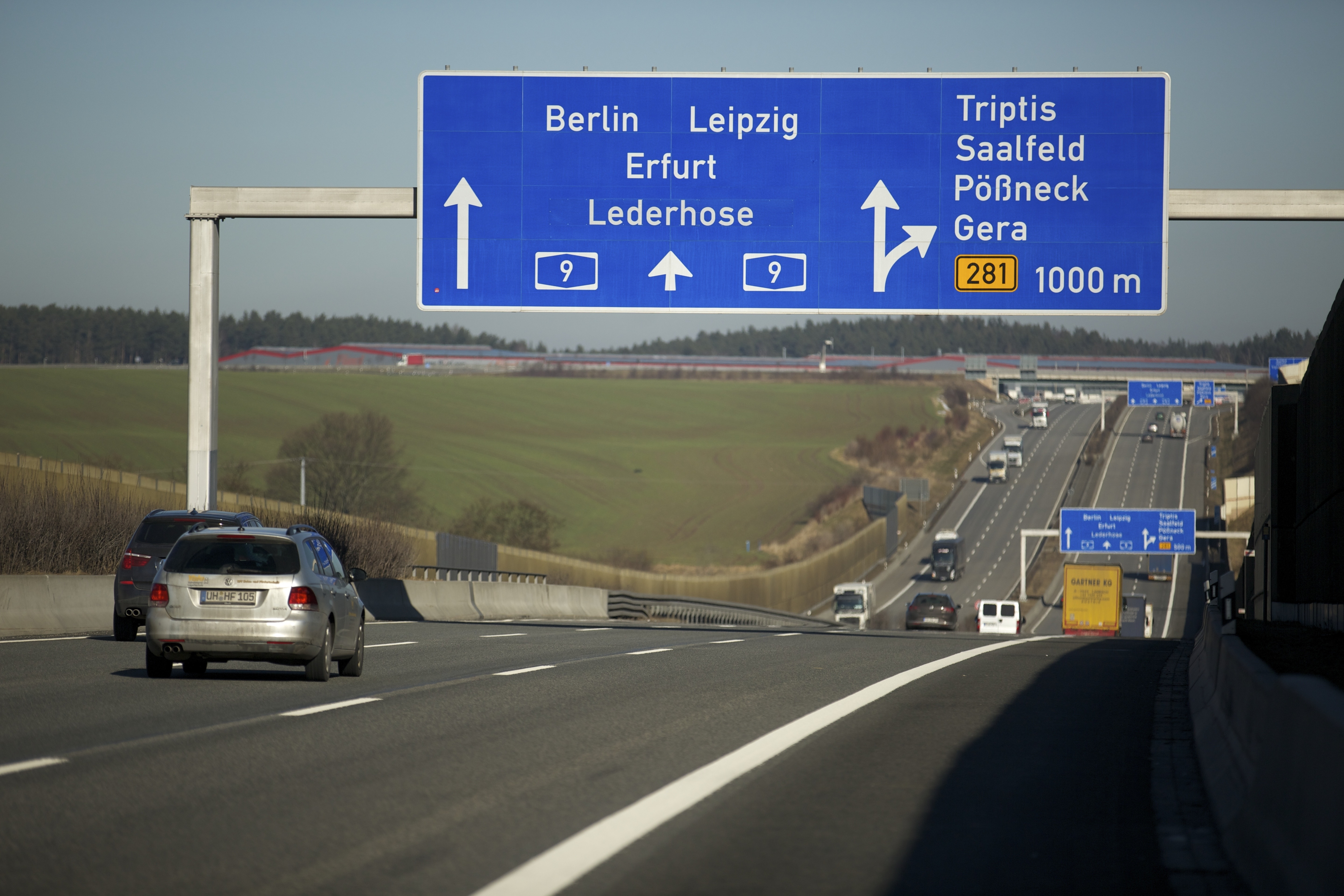 Autoroute A9, Allemagne