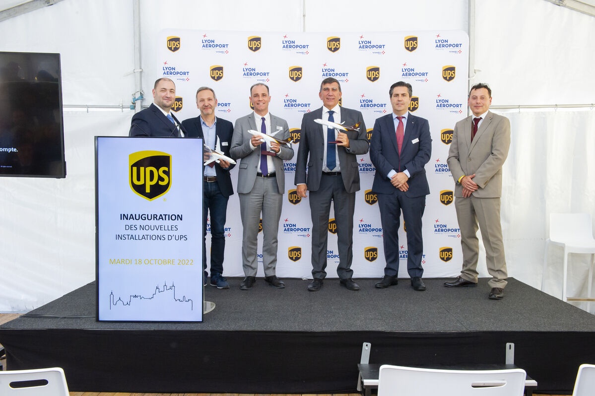 Lyon-Saint Exupéry - hub logistique UPS