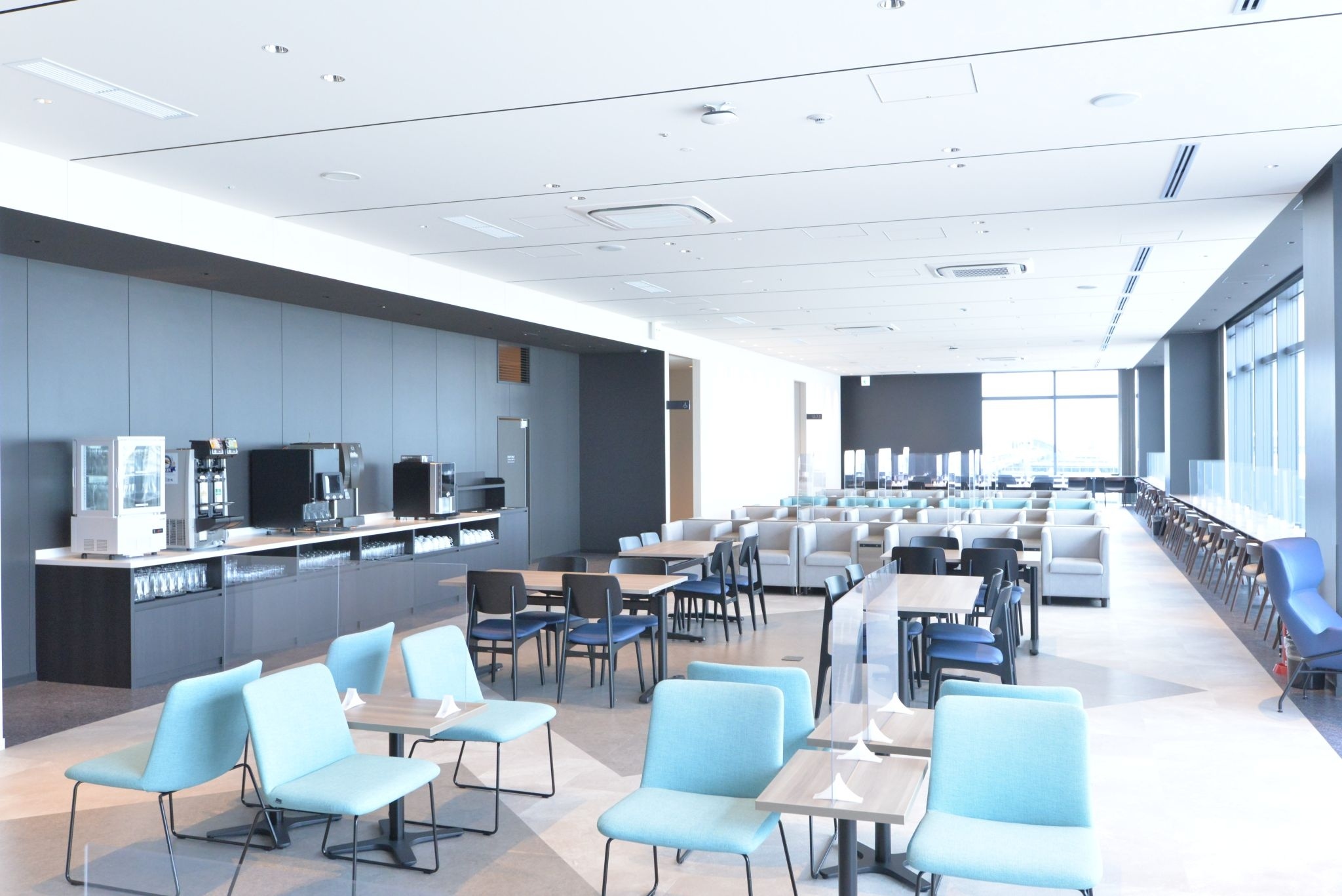 Lounge, aéroport international du Kansai, Japon
