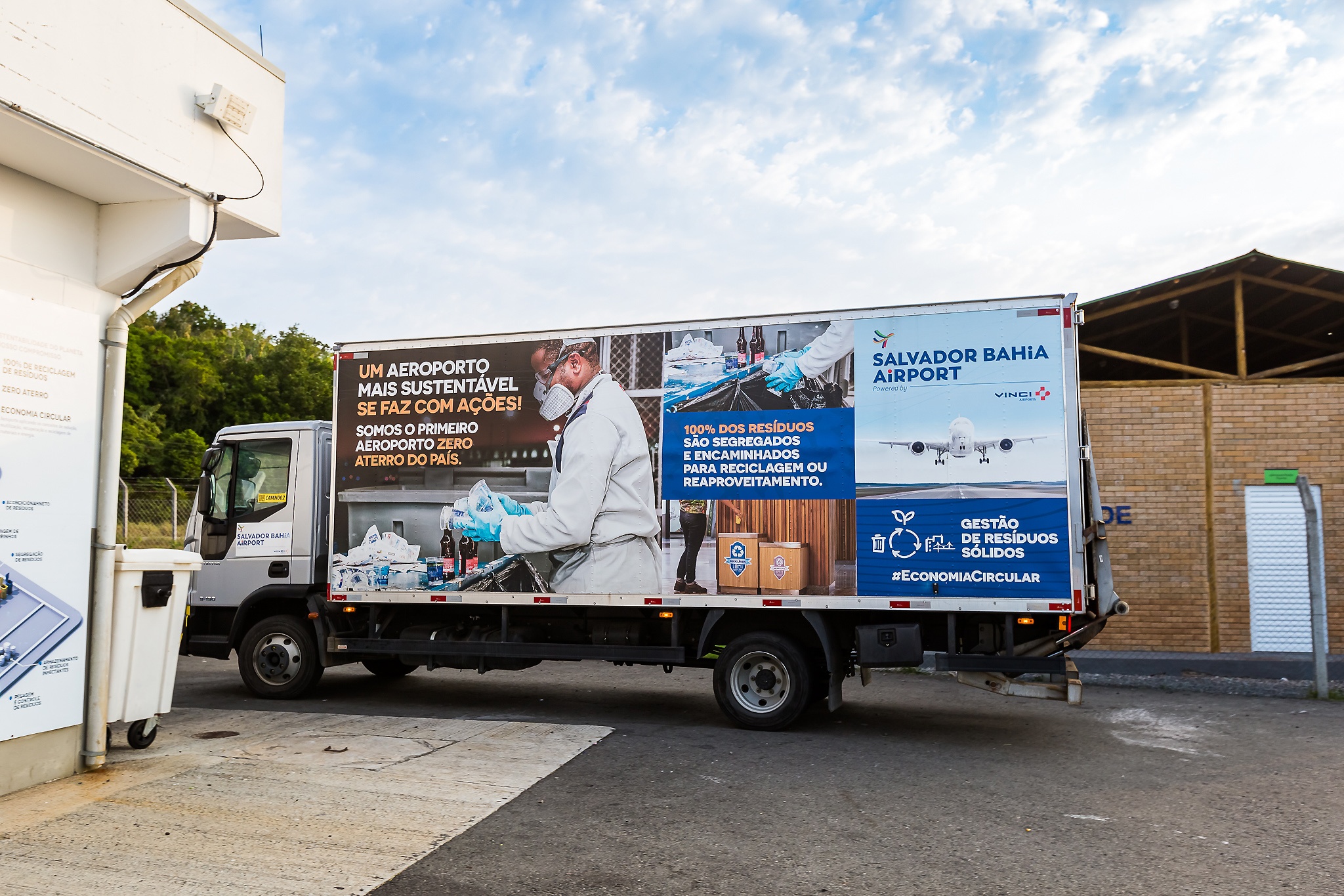 Salvador Bahia Airport advertising truck