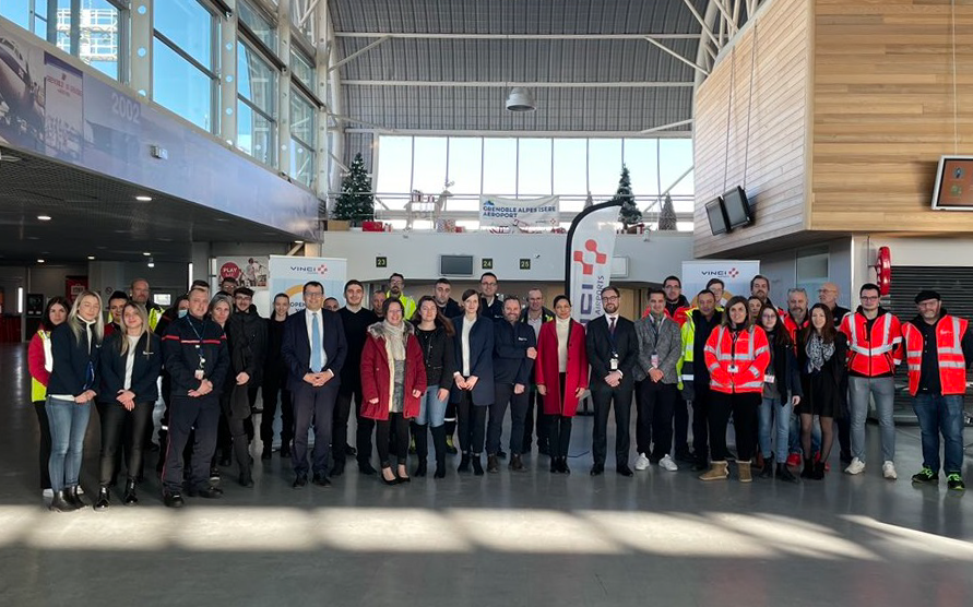 Teams of Grenoble airport, VINCI Airports