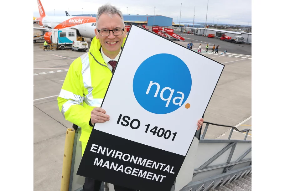Belfast airport ISO14001.png