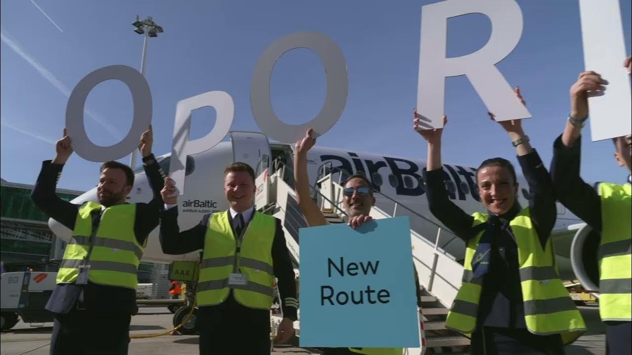 A Air Baltic aterra no Porto! ✈ ✈
