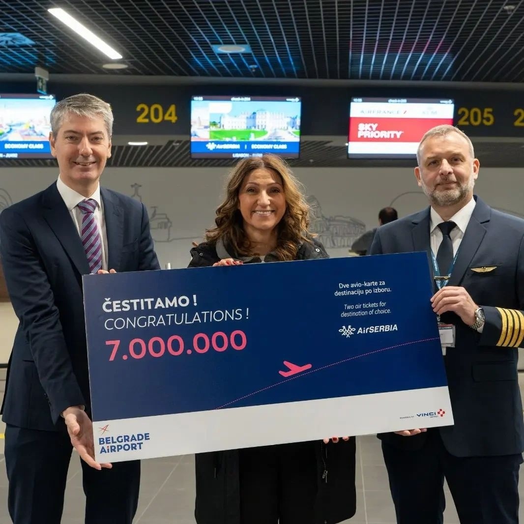 VINCI Airports_Belgrade airport_seven millionth passenger