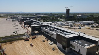 Construction works at Belgrade airport are advancing with ongoing extensive modernization of Terminal and access roads