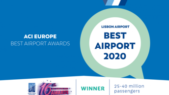 Lisbonne, nommé meilleur aéroport européen en 2020