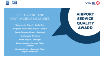 VINCI Airports récompensés par l’ACI pour sa qualité de service
