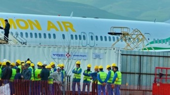 Pose de la première pierre de l’aéroport de Douchanbé au Tadjikistan