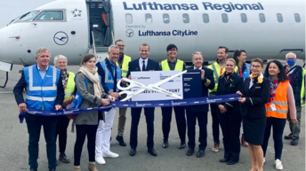Rennes Bretagne Airport and Lufthansa inaugurate the first flight between Rennes and Frankfurt