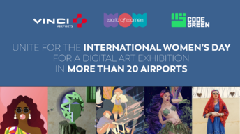 En première mondiale, VINCI Airports, World of Women et Code Green mettent en valeur l’art NFT dans un réseau mondial d’aéroports pour la Journée Internationale des Femmes
